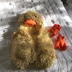 Chenille duck costume